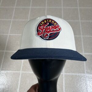 New Era Indiana Fever White/Navy 2023 WNBA Draft 9FIFTY Snapback Hat